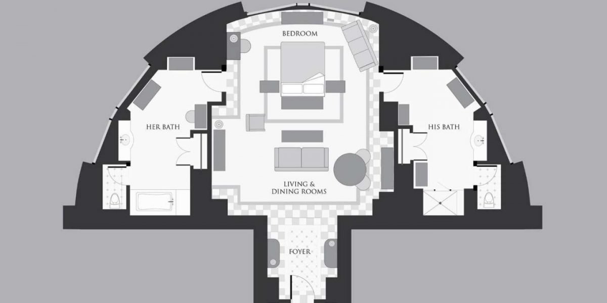 Bellagio Cypress Suite Floorplan