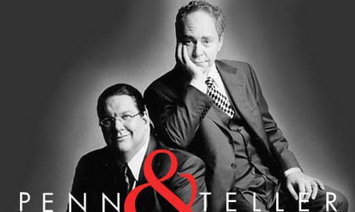 Penn and Teller show Las Vegas