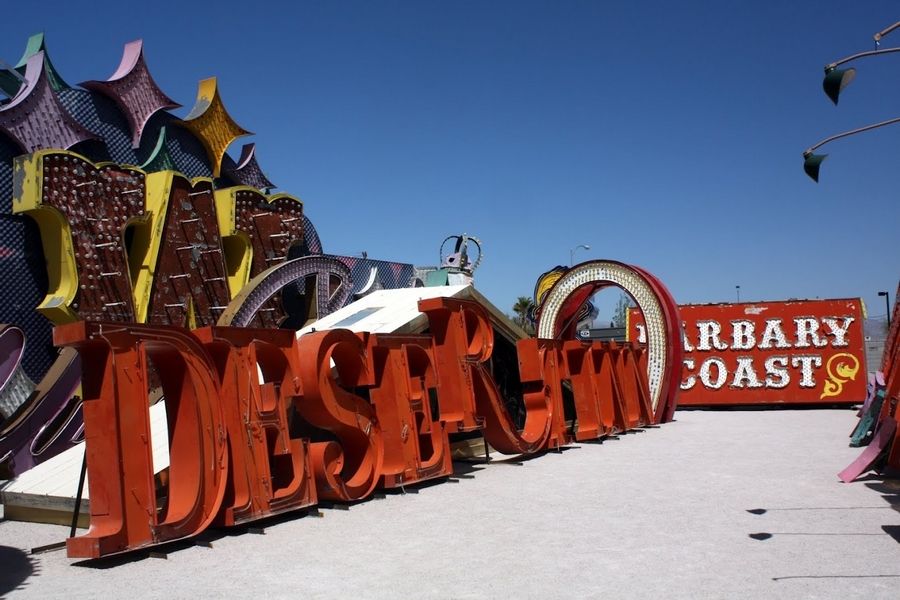 Neon Museum Las Vegas Desert Inn Sign