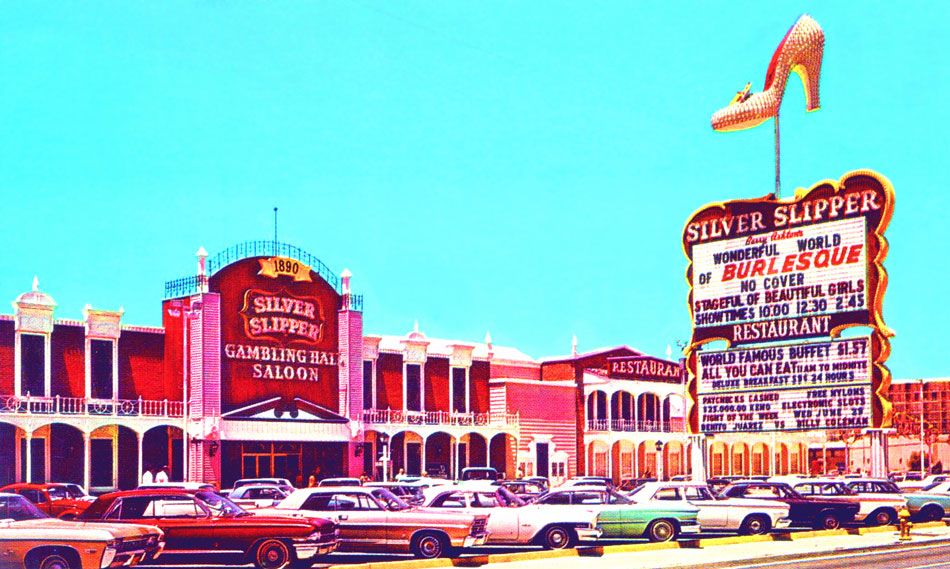 Neon Museum Silver Slipper Sign