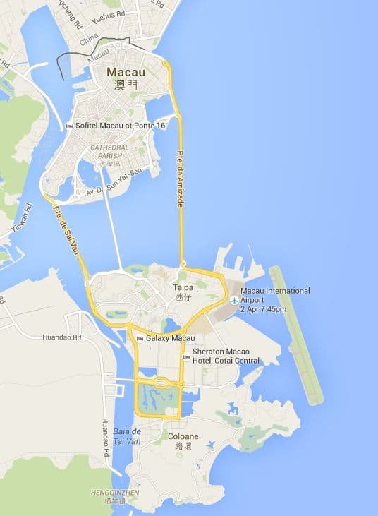 Macau map