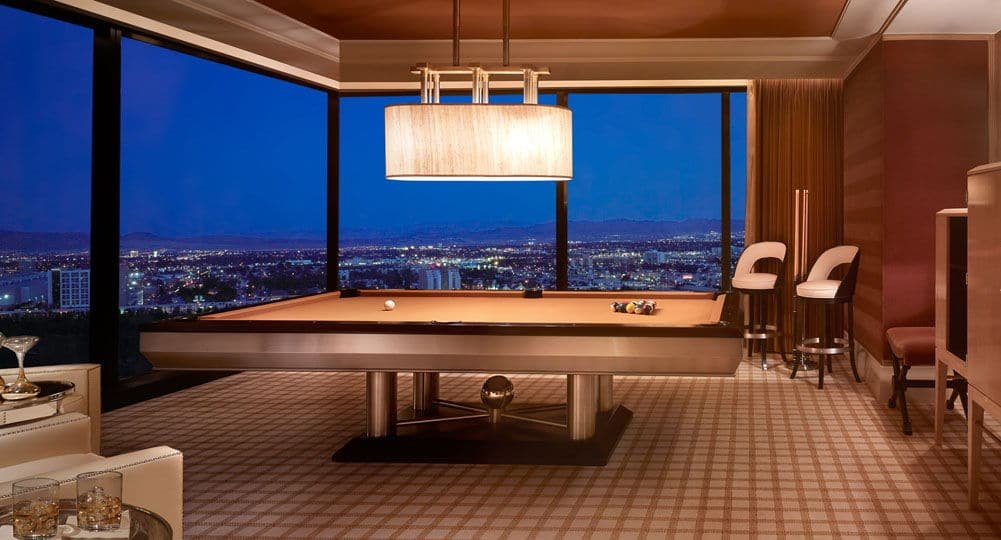 Encore Las Vegas Three Bedroom Duplex Billiard