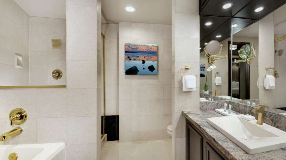 Luxor Las Vegas Tower Premium Room Bathroom