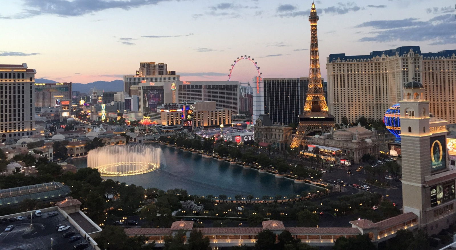 Cosmopolitan Vegas Fountain View