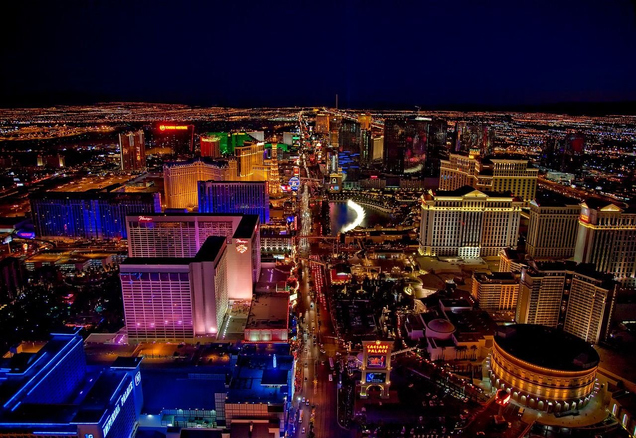 Las Vegas Strip By Night