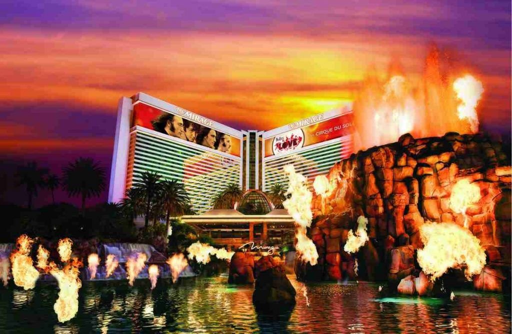 Mirage Las Vegas Volcano