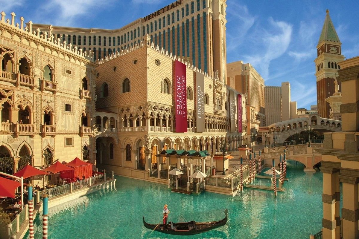 The Venetian Las Vegas Gondola Ride Exterior