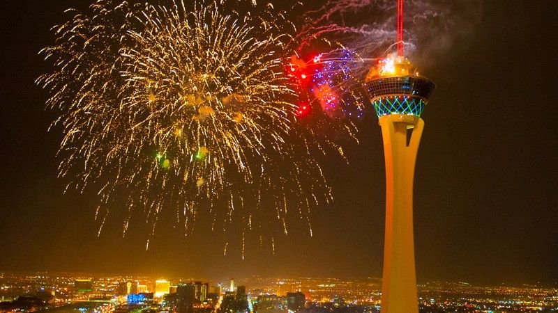 Stratosphere Las Vegas New Years's Eve party