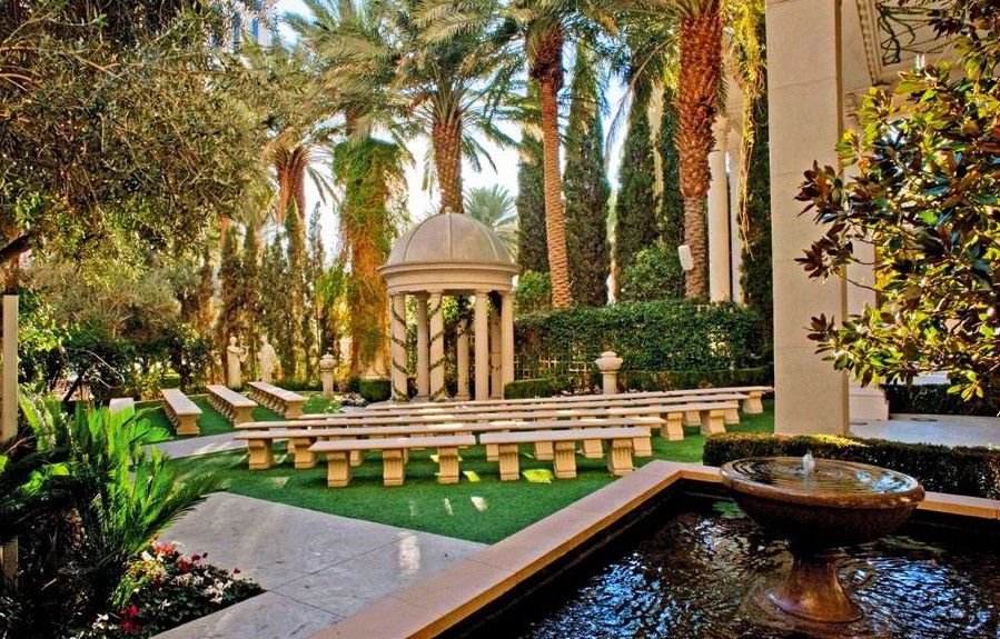 Caesars Palace Las Vegas Venus Garden Wedding Chapel