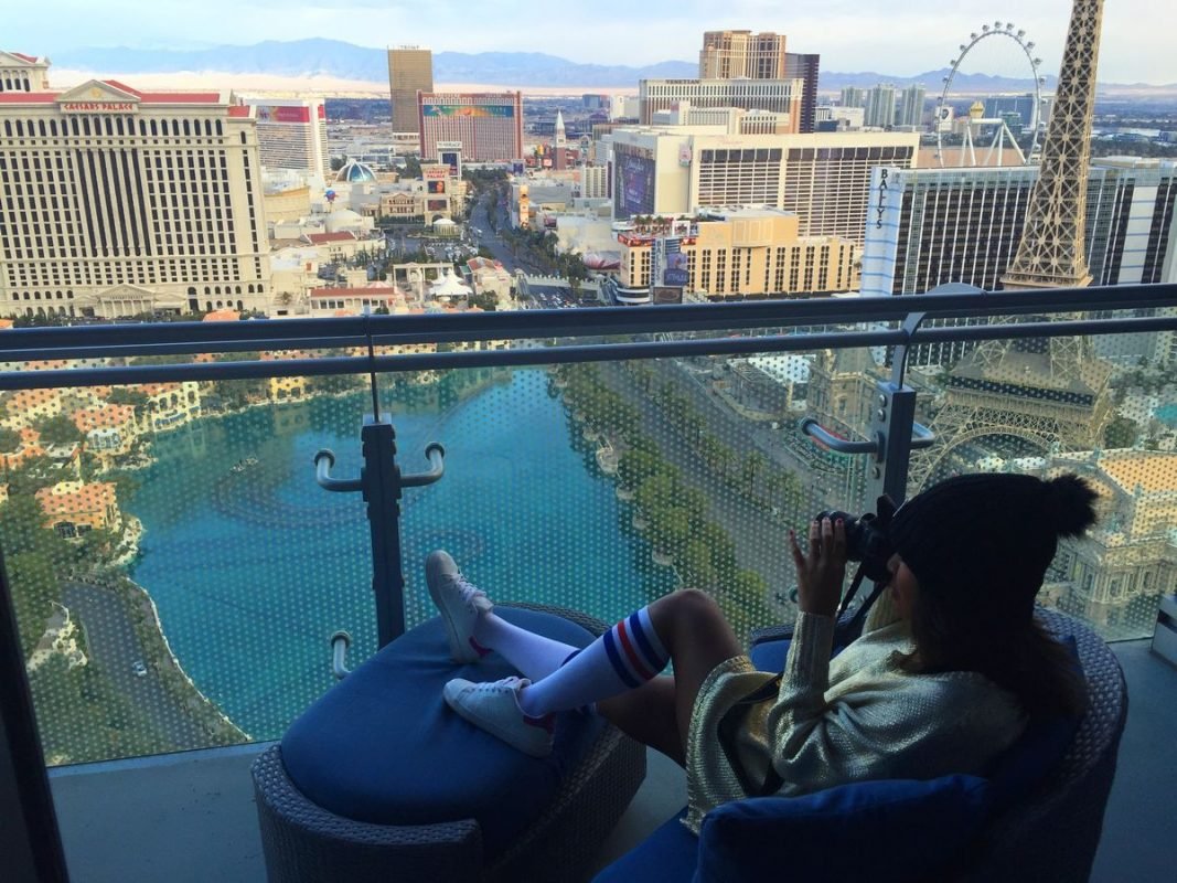 Las Vegas Cosmopolitan Hotel Terrace View