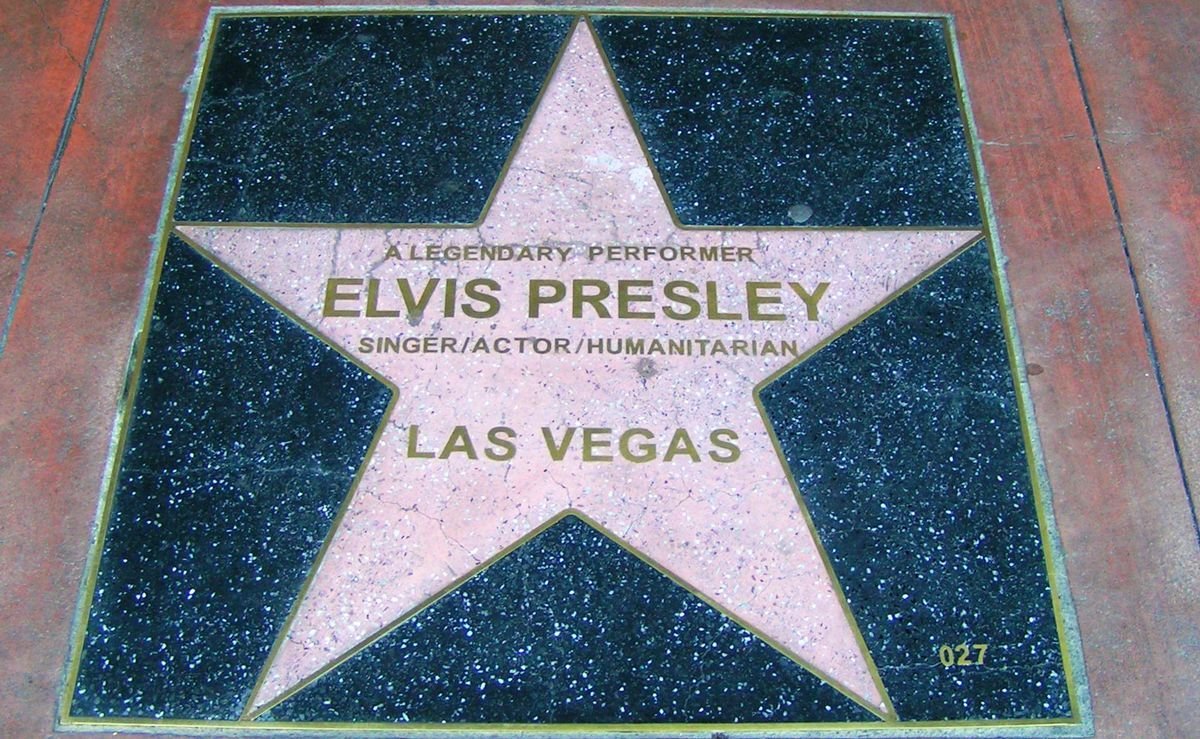 Las Vegas Walk of Stars Elvis Presley