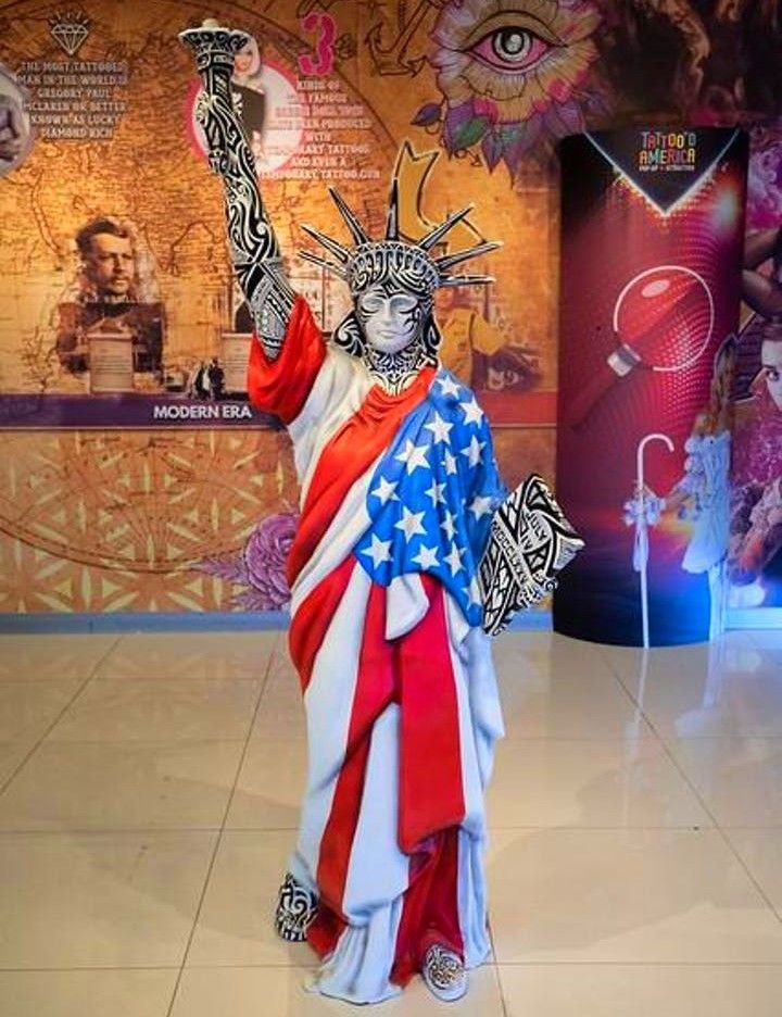 Tattoo'd America Lady Liberty Las vegas