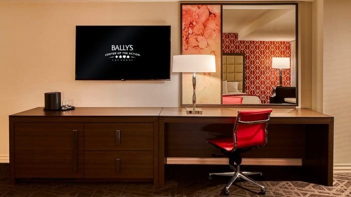 Bally's Las Vegas Resort Studio Suite Desk