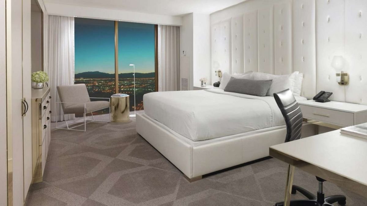 Delano Las Vegas King Suite Bedroom