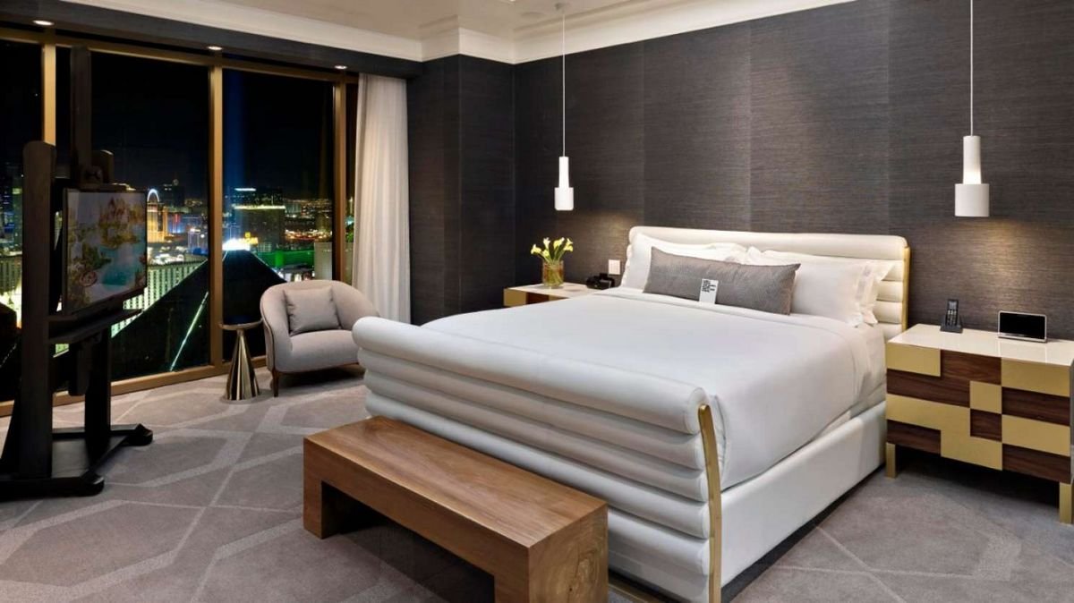 Delano Las Vegas Loft Bedroom