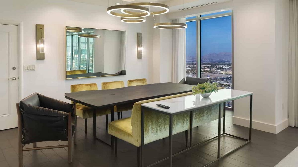 Delano Las Vegas Penthouse Premier Suite Dining Room