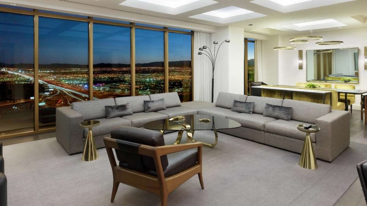 Delano Las Vegas Penthouse Superior Suite Living Room