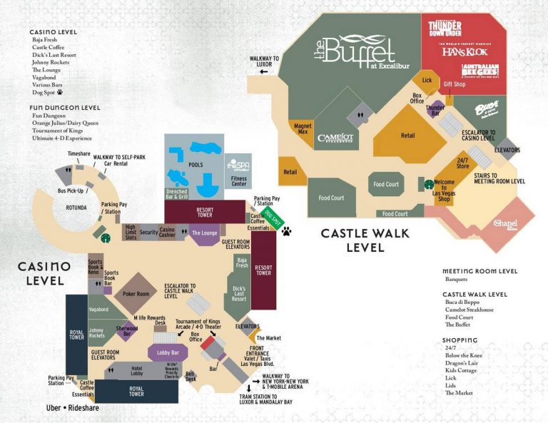 Las Vegas Hotel & Casino Property Maps