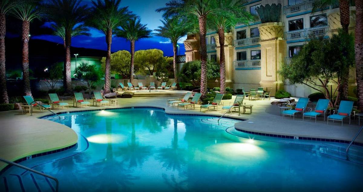 Fiesta Henderson Las Vegas Pool at Night