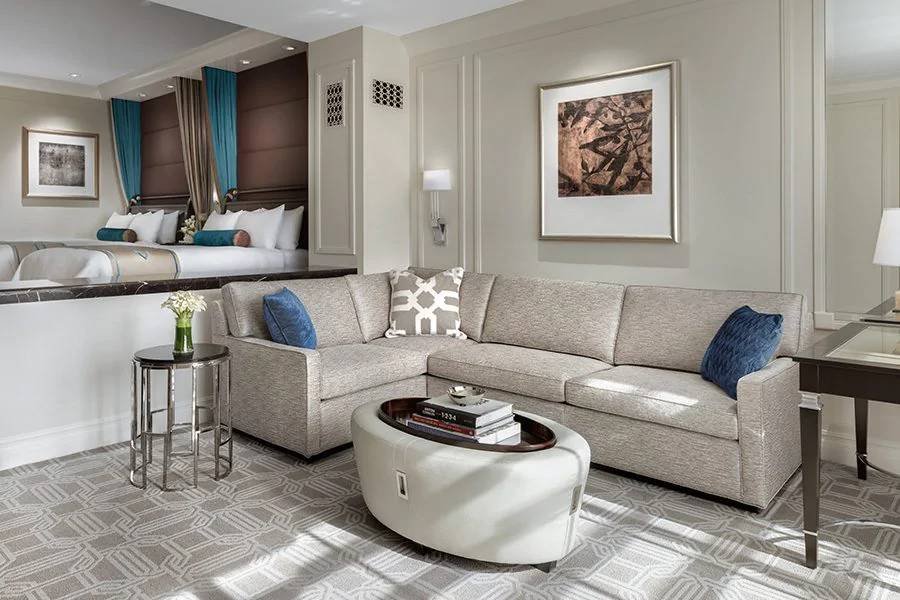 Palazzo Las Vegas Luxury Two Queen Suite Living Room