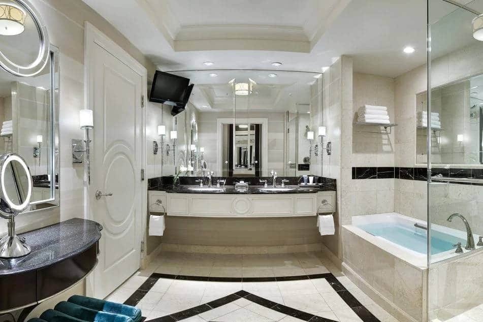 Palazzo Las Vegas Premium King Suite Bathroom