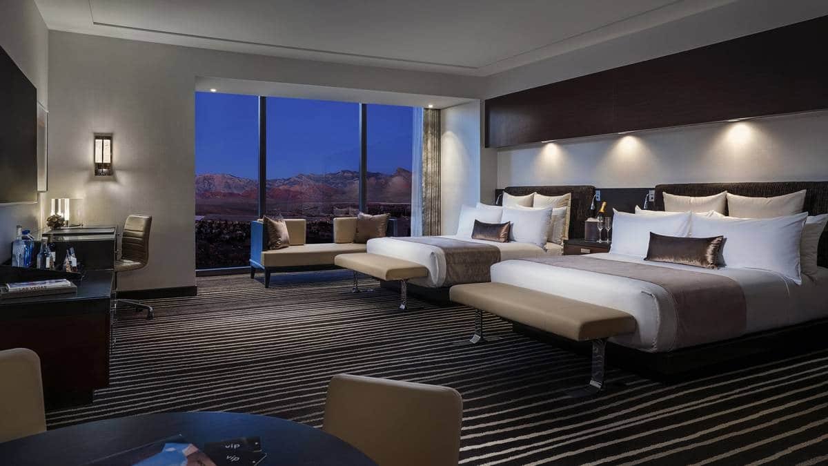 Red Rock Hotel Casino Las Vegas Luxury Two Queens Room