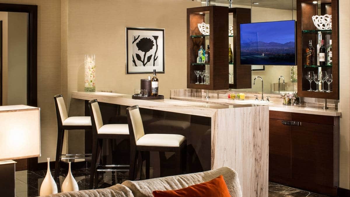 Red Rock Hotel Casino Las Vegas One Bedroom Luxury Suite Wet Bar