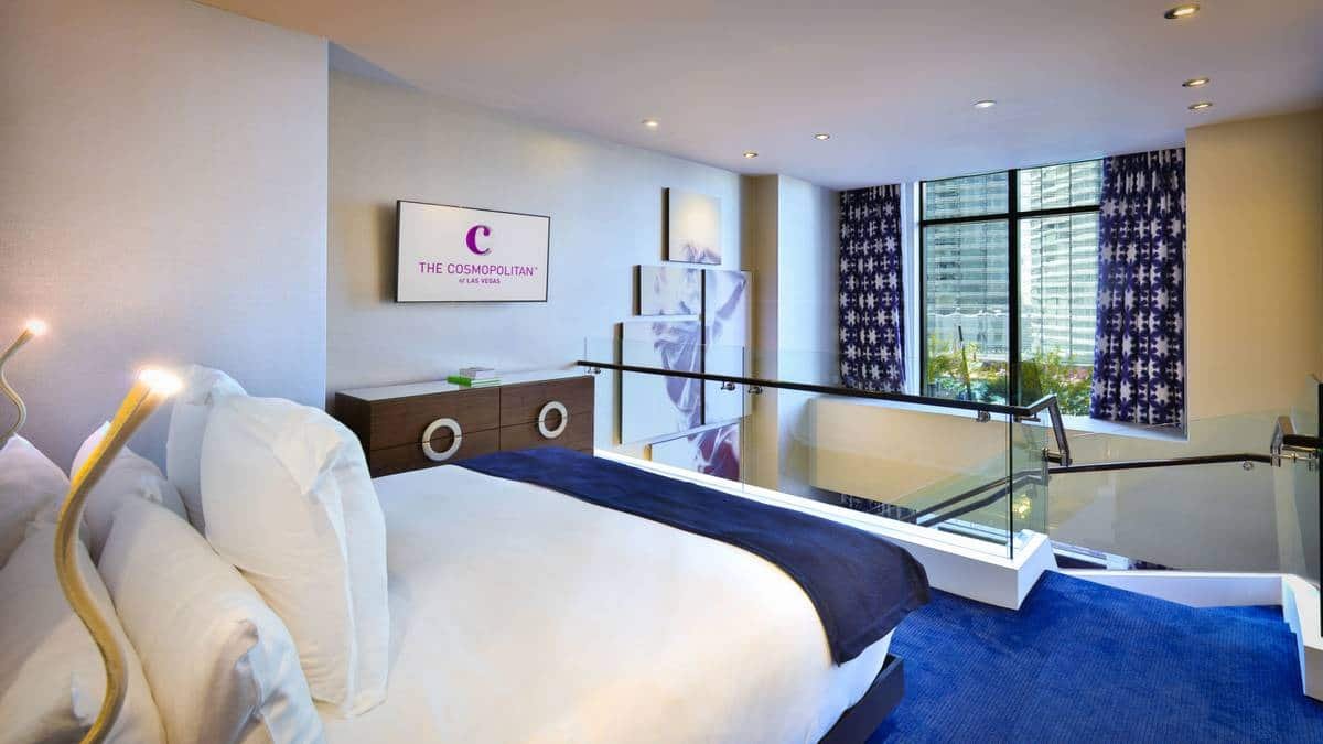 The Cosmopolitan of Las Vegas Lanai Suite Bedroom