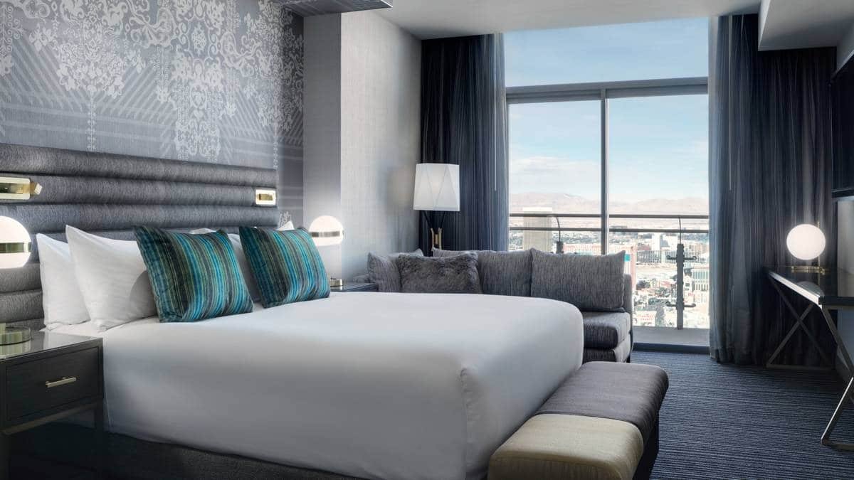 The Cosmopolitan of Las Vegas Terrace Suite Bedroom