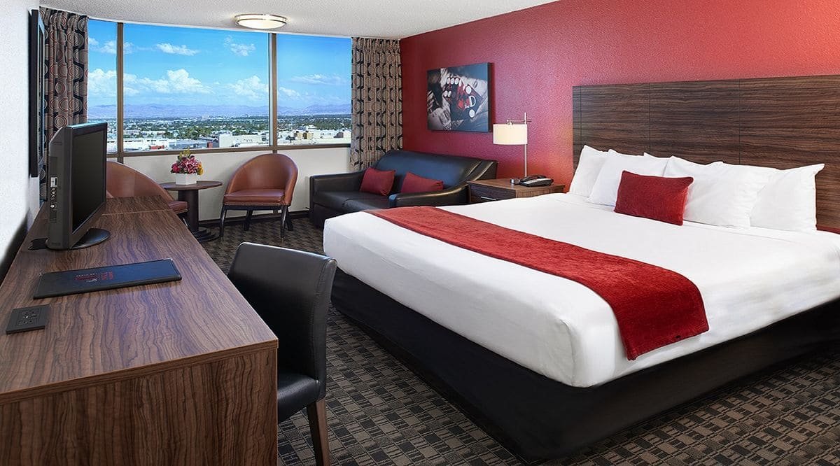 The D Las Vegas Corner King Premium Room
