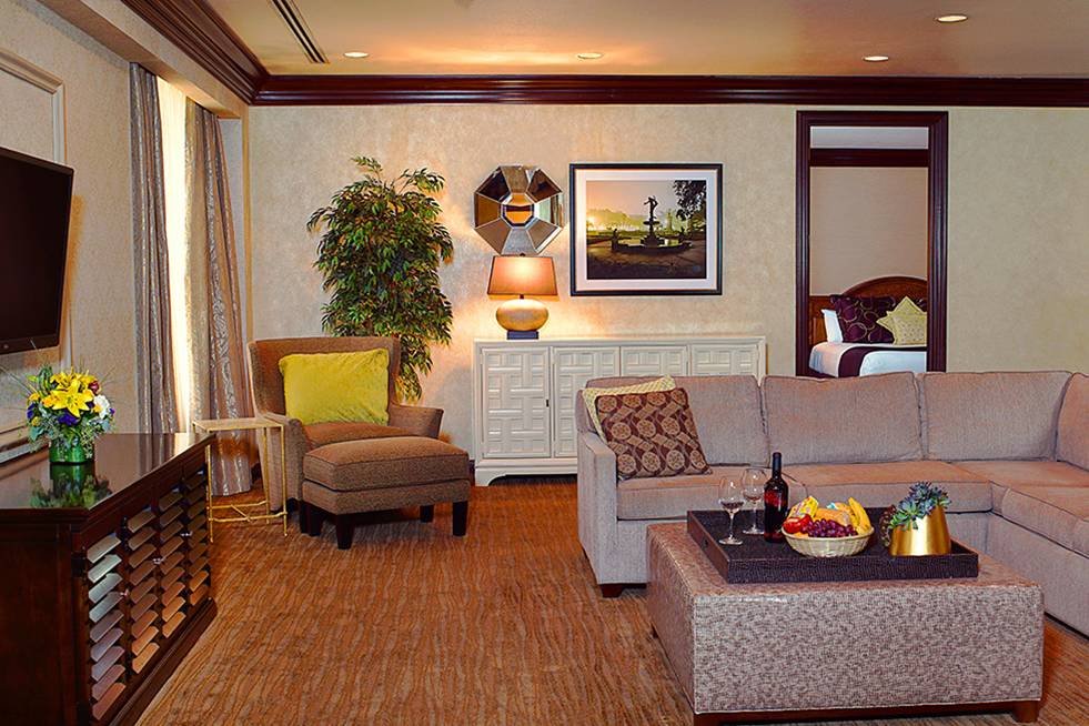 The Orleans Las Vegas Presidential Suite Living Room