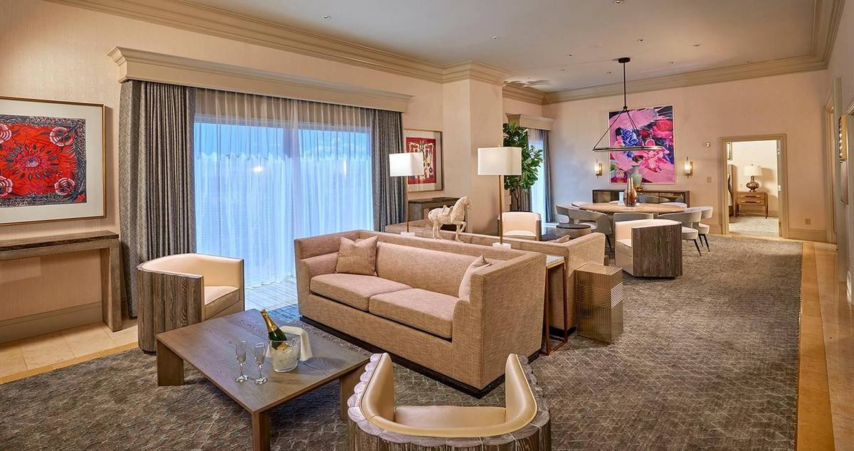 Treasure Island Las Vegas Penthouse Suite Living Room