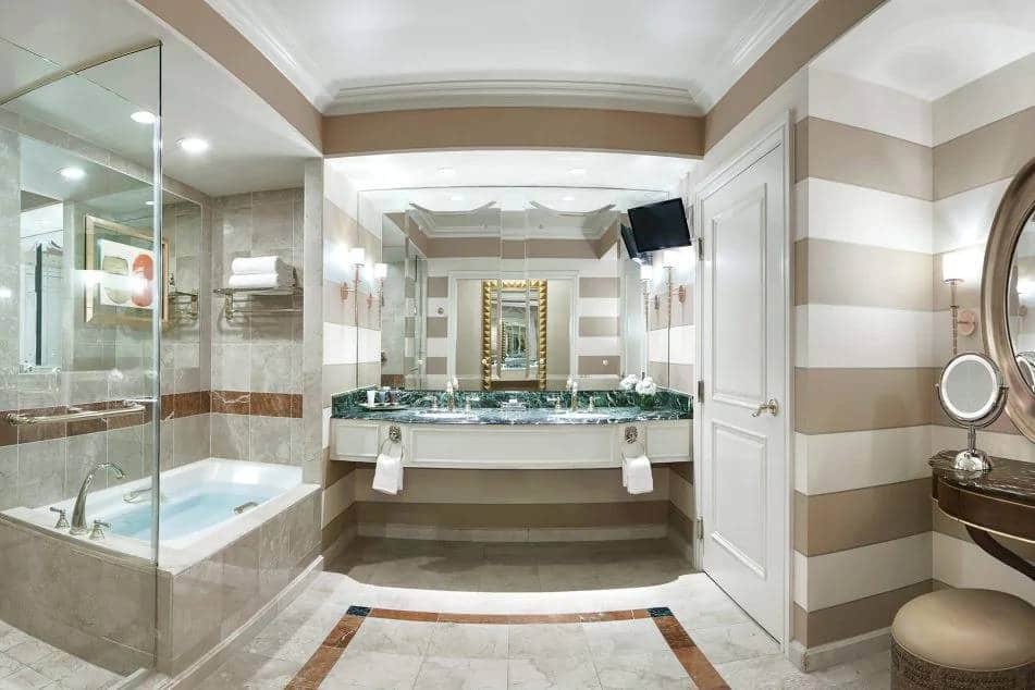 Venetian Las Vegas Premium Two Queen Suite Bathroom