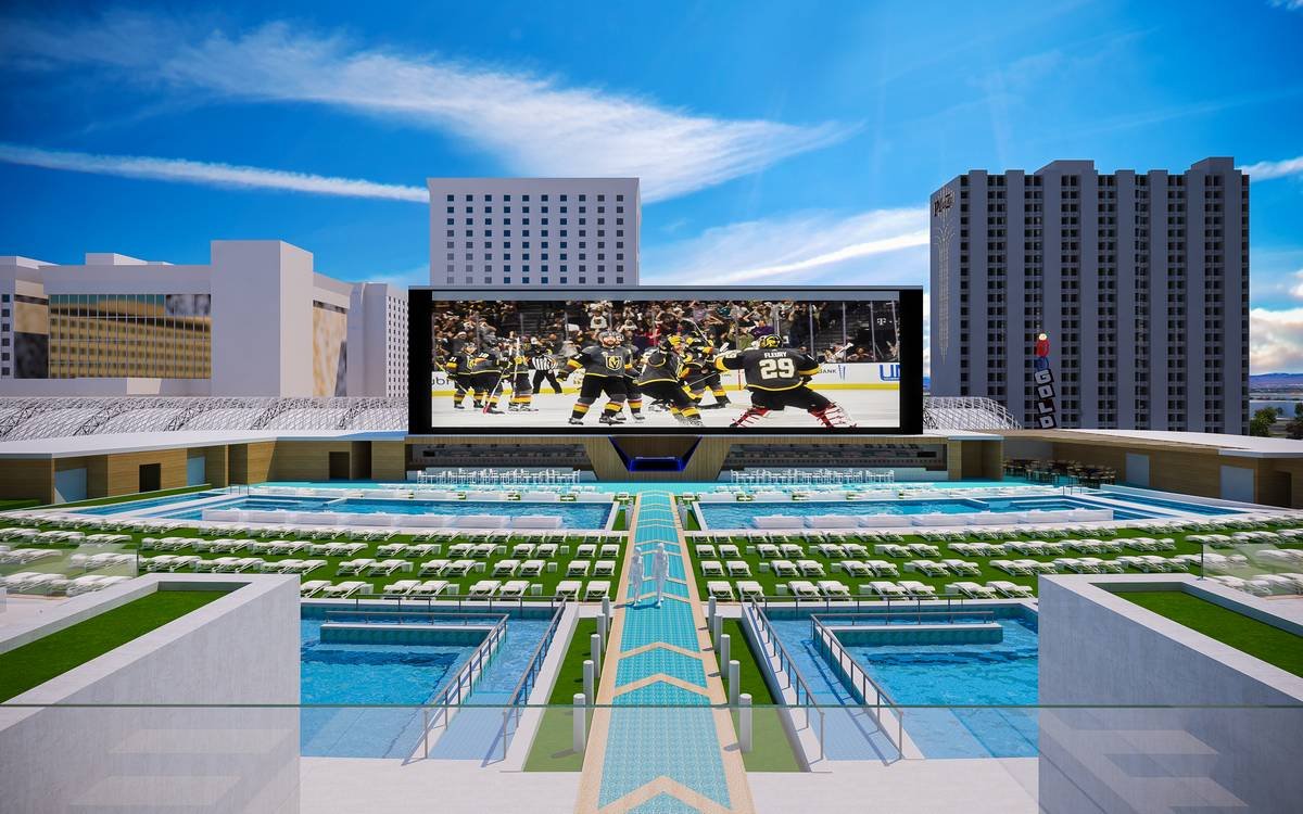 Circa Las Vegas Pool Amphitheater