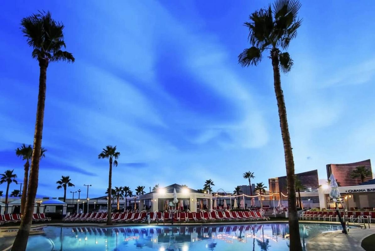 Westgate Las Vegas Pool by Night