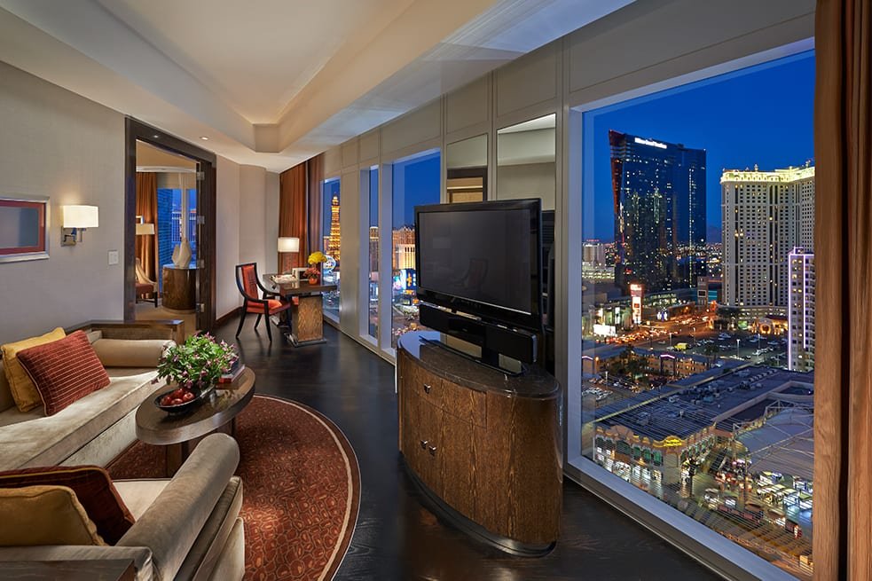 Waldorf Astoria Las Vegas Panorama One Bedroom Suite Living Room