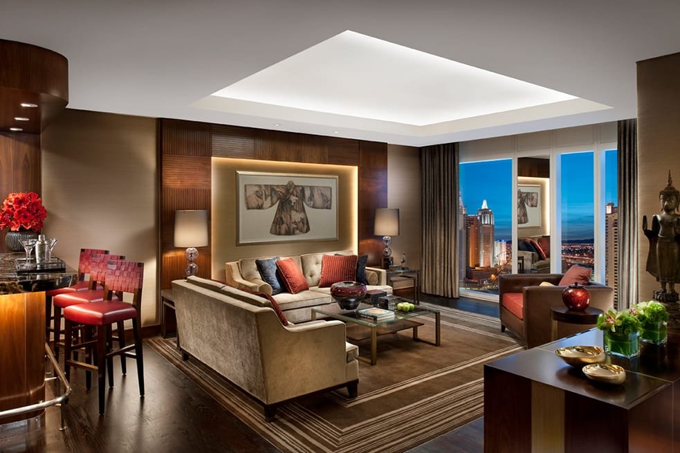 Waldorf Astoria Las Vegas Villa One Bedroom Suite Living Room