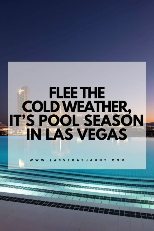 Flee the Cold Weather, It’s Pool Season in Las Vegas