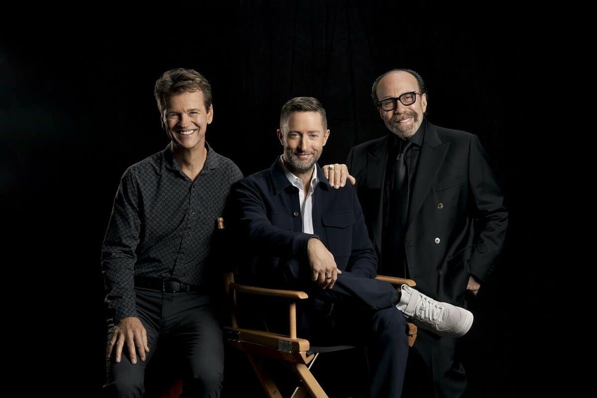 Michael Curry, Baz Halpin and Bernie Yuman, the three producers behind Awakening at Wynn Las Vegas