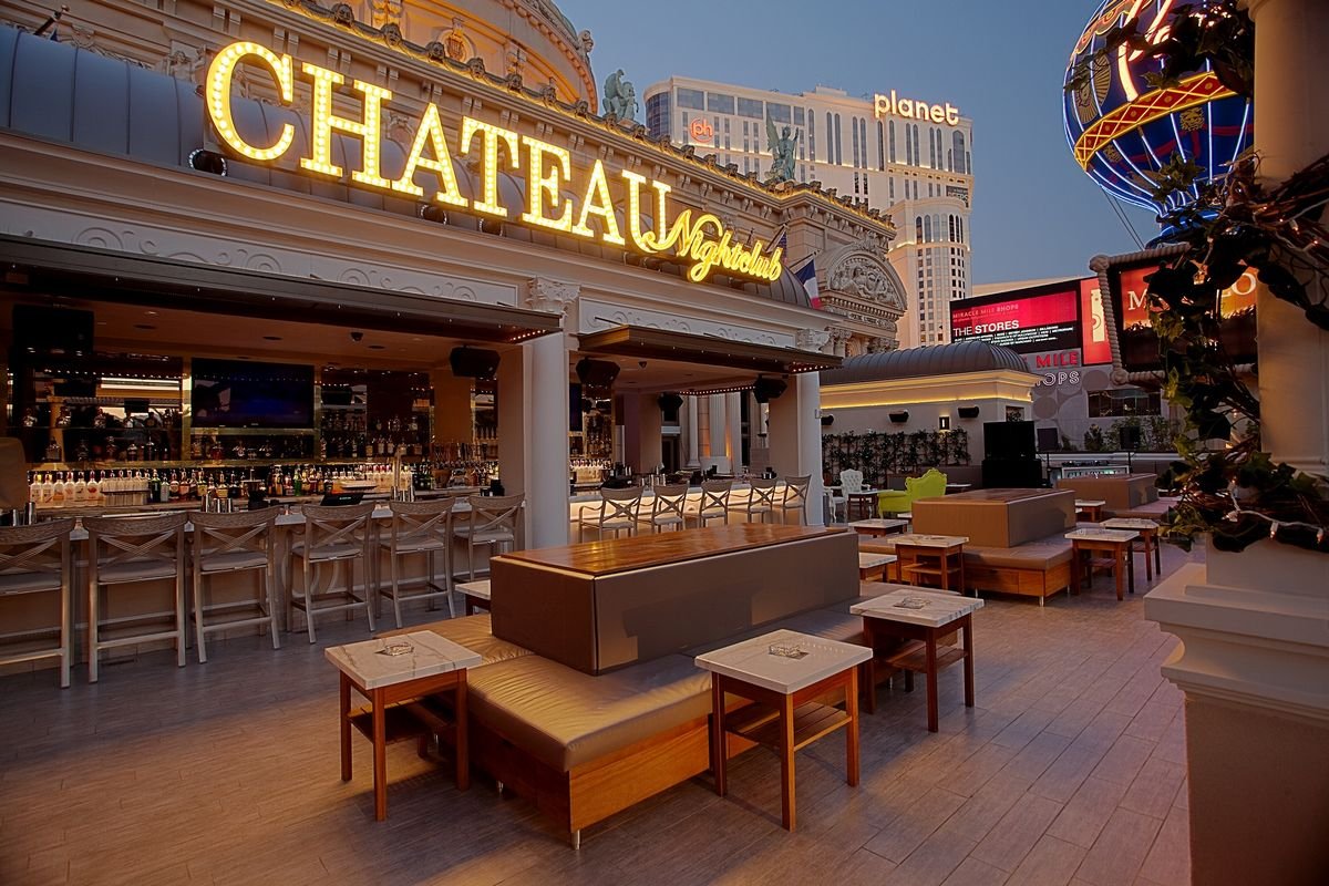 Chateau Rooftop Nightclub at the Paris Hotel Las Vegas