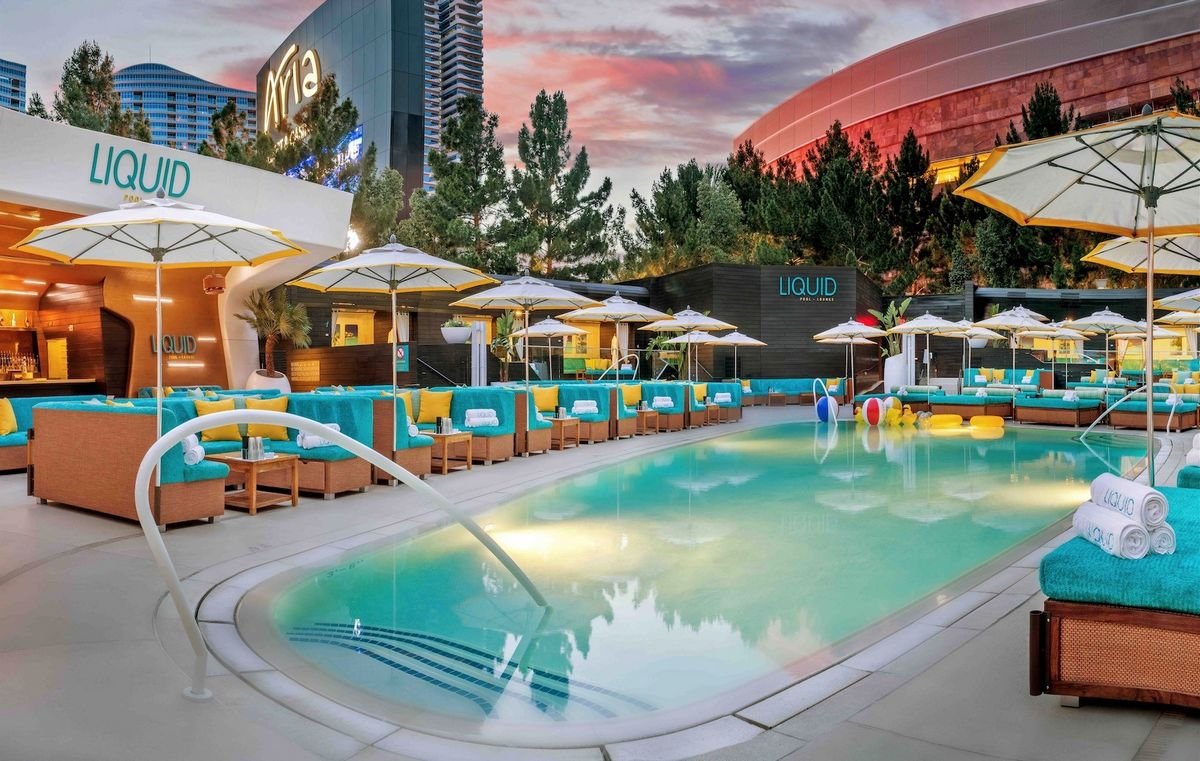 Liquid Pool at the ARIA Resort & Casino in Las Vegas