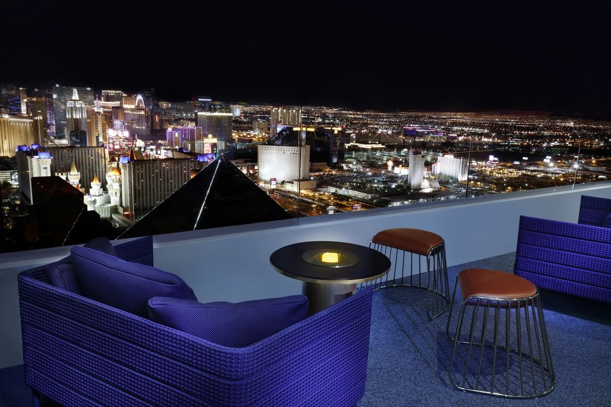 Skyfall Lounge at Delano Las Vegas Rooftop Bar