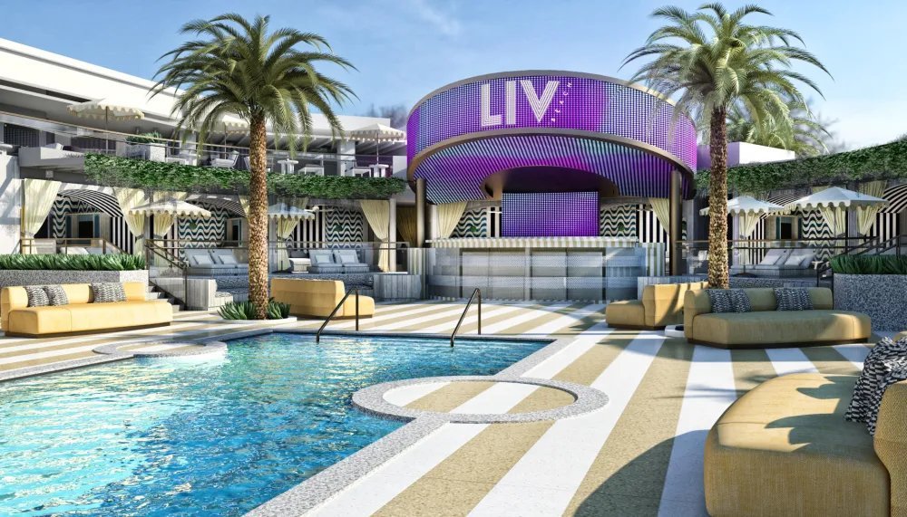 Fontainebleau Las Vegas Liv Beach Pool Party