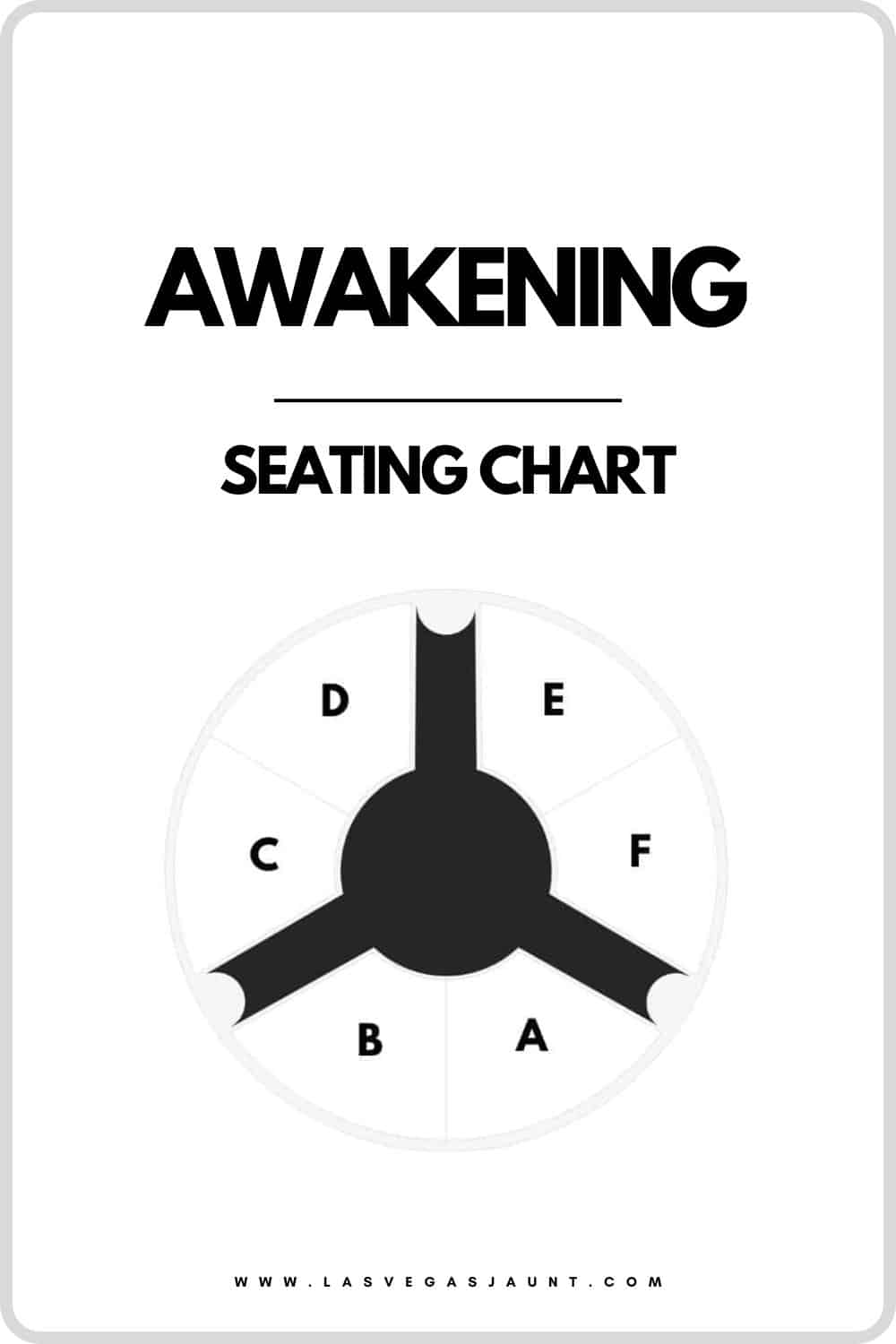 Awakening Seating Chart (Best Seats & Best Value) - Las Vegas Jaunt