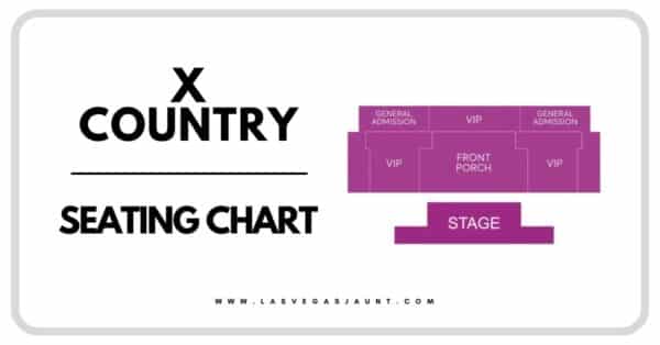X Country Seating Chart Las Vegas