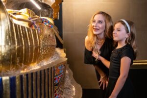 Through sets, artifacts and multimedia installations, guests are transported back in time