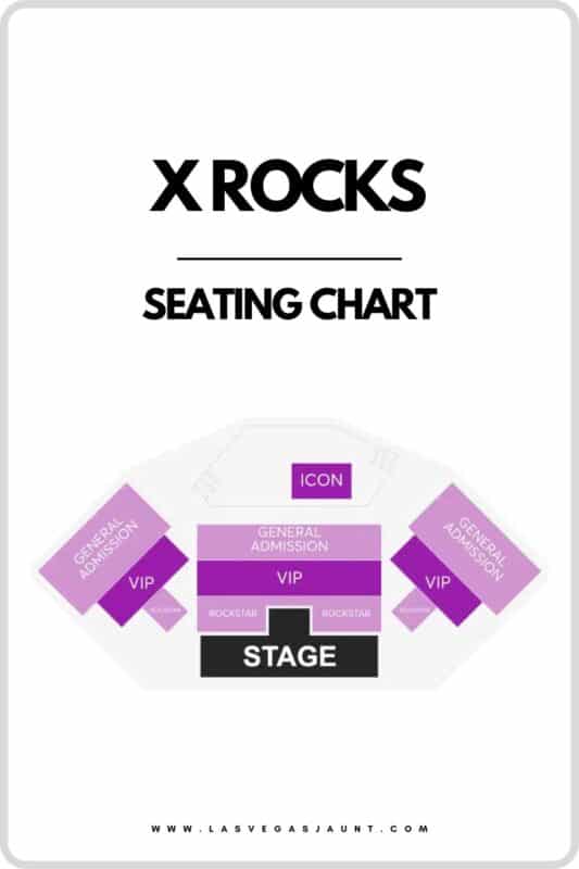 X Rocks Las Vegas Show Seating Chart